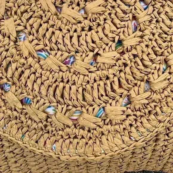 Funky Monkey Straw Clutch Purse Bag - Picture 3 of 5